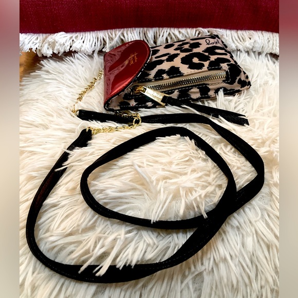 Vintage Juicy Couture Small Crossbody Date Night Party Bag Leopard & Red Patent - Picture 8 of 17